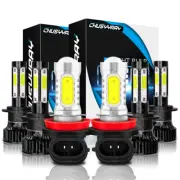 For Smart Fortwo 2008-2015 H7 H11 LED Headlight Bulbs Kit Hi/Lo Beam Fog Light (for: Smart)