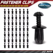 50Pcs 7mm Nylon Upper Cover Spoiler Retainer Clips Push-Type for BMW Mini Cooper (for: Mini)