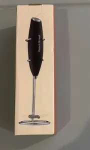 New Peach Street Handheld Milk Frother-Mini Frother Wand Battery Mixer W Stand