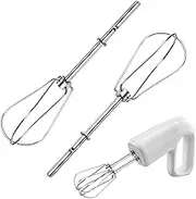Hand Mixer Beaters Replacement, Stainless Steel Cordless Mixer Egg Whisker, Egg Beater Crank for Blender, Fits 4KHM3WH5