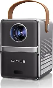 Projector【Electric Focus/Auto Keystone】 Mini Projector 4K 1080P Support,WiMiUS 550 ANSI Portable Projector with 5G WiFi and Bluetooth,50% Zoom Home Outdoor Movie Projectors for iPhone/TV Stick/HDMI