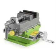 Bench Vise 3" Cross Slide Vise for CNC Milling and Drilling Press 2 Way Movement
