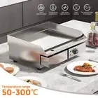 Commercial Electric Griddle 2900W BBQ Grill Pan Hot Plate Stainless Steel