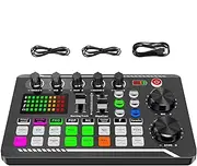 Imtrub Professional Audio Mixer - Sound Mixer Board | Sound Effects Board for Streaming, Podcast Recording, PC, Smartphone