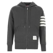 [Thom Browne] Thom Browne Engineered 4-Bar Zip-up Hoodie III NUMERIC GREY
