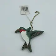 Vintage Hand painted Hummingbird fan light switch pull cord