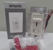 Lutron Skylark S-103P-LA Slider Preset Dimmer Switch 1000W Light Almond Slide