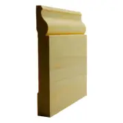 EWBB13 Colonial 7-1/4" Tall Baseboard Moulding, 11/16" x 7-1/4" Unfinished Solid