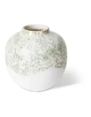 [Elme Living] Alameda Vase in Green/White