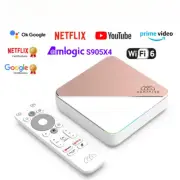 TV Box Android 4G32G Support Audio Wifi6 BT5.0 US Plug EU Plug UK Plug DC 12v