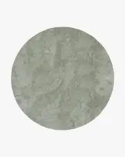 245' Round | Machine Washable Runner Rug | Kid & Pet Friendly | Indoor Rug | Sage Green Plush Rug | Ruggable