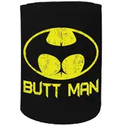 Alcohol Stubby Holder - Buttman - Funny Novelty Birthday Gift Joke Beer Can Bottle Coolie