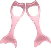 PLAFOPE Multi-function Eye Makeup Tool Set Women's Eyeliner Stencil Silicone Baffle