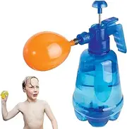 Balloon Pump Hand Manual Inflator - Manual Pump Blower | Water Balloon | Hand Air | Balloon Filling Station Bottle with 500 Balloons Easy to Use for Summer Days