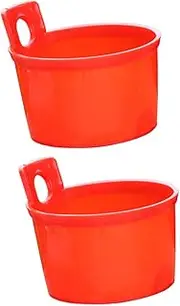 PHENOFICE Craftsmanship Plastic Water Ladle Pcs Garden Watering Bailers Lengthened Handle for Easy Use