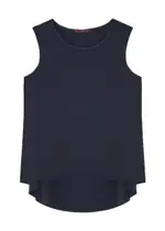 High Cue Printed Satin top - Blue - 44 (UK12 / M) 44 (UK12 / M)