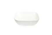 Eva Curved Rectangle 460mm Gloss White BEQCU1-GW