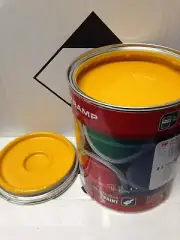 Terex Dump Truck Yellow Paint Enamel 2no.1 Litre Tins & 1 Litre Primer Tin