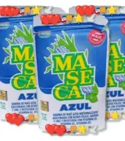 3 PACK MASECA AZUL BLUE CORN FLOUR - 1 kg each