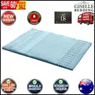 Queen Memory Foam Mattress Topper Protector Bedding COOL GEL Bamboo Cover 7 Zone