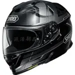 瀧澤部品 日本SHOEI GT-AIR II 2 全罩安全帽 TC-5 APERTURE 黑灰銀 彩繪 加長內墨片 通勤