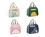 Cute Cartoon Lunch Bag Reusable Insulated School Lunch Box Cooler Tote Boy Girl