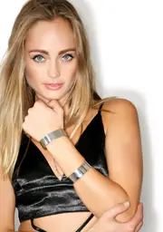 [Vanessa Mooney] Anarchy Silver Double Cuff