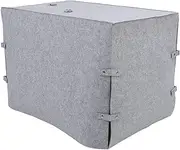 Dog Crate Cover, Thick Insulating Felt Dog Kennel Cover Compact and Foldable Pet Kennel Cover Indoor Outdoor Windproof Dog Cage Covers for Dog Crates, Full Coverage Universal Fit