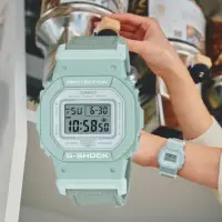 在飛比找momo購物網優惠-【CASIO 卡西歐】G-SHOCK 小巧纖薄 藍綠 經典方