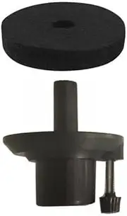 Frediuo 4x Hi Hat Cymbal Stand Holder Hi Hat Support Hi Hat Stands Parts Cymbal Holder Rubber with Professional Cymbal Sleeve Cymbal Seat