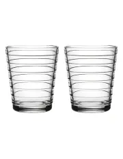 [IITTALA] Aino Aalto Set Of 2 Tumbler Clear
