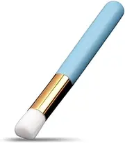SUIOPPYUW Lash Shampoo for Lash Extensions Nose Brushes Blackhead Remover Applicator Beauty Tools Flat Flower Head for Skin Care, Blue Flat Head