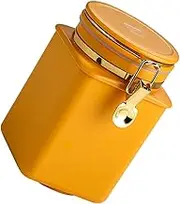 IMIKEYA Sealing Coffee Bean Container with One Way Valve Storage Can for Freshness Holds Up Beans for Home Office and Cafes Practical Moisture Jar
