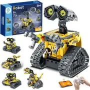 Sillbird Robot Building Kit with Remote Control for Boys Ages 8-14, STEM Codi...