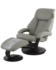 Progressive Furniture Relax-R Montreal Recliner & Ottoman With Pillow