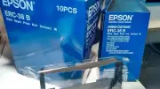 10 Genuine Epson ERC-38B Black Printer Ribbon Cartridges