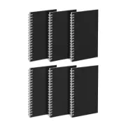 6 Pack Spiral Notebook 4 X 6 Inch Spiral Journals Notebooks Steno Pads Lined ...