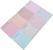 DOITOOL 8 Retro Self Stick Note Pads Memo Pads with Stylish Colors for Office Home Effortless Application Tearing Resistant for Organizing Reminders