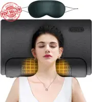 Cervical Spine Massage Neck Pillow with Vibration hot Compress Function to Im...