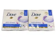 Dove Anti Stress Moisturizing Cream Soap Bars Pack Of 6