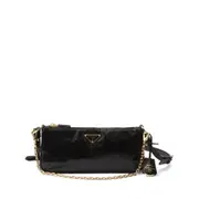 [Prada] Prada Medium Re-Edition 2002 Leather Shoulder Bag ONE SIZE BLACK