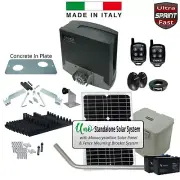 Automatic Sliding Gate Opener Solar Electric Kit Italian Made Ultra Fast Motor