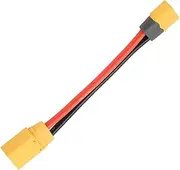 POENVFPO RC Lipo Cable Adapter, XT90 Male to XT60H Male, Silicone + Copper, Parallel Battery Connector, for RC Car Battery Cables
