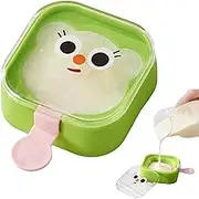 Ice Pop Mold,Ice Cream Maker with Lid | Easy Release Reusable Mould for Home Kitchen Freezer Commercial Snack Preparation