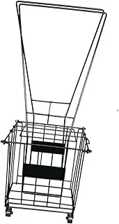 Perfeclan Tennis Ball Retriever Tennis Ball Basket with Wheels Lightweight Organizer Pickup Container for Club Gym Court Supplies