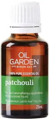 Patchouli Pure Essential Oil 25mL Oil Garden
