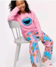 BNWT Girls Peter Alexander Cookie Monster Pj's Size 6 Kids . New