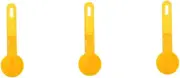 Alipis 3pcs Efficient Melon Ball Spoon Ice Cream Scoop Reusable Stainless Steel Small Spoon for Fruits Ice Baller Scoop