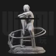 1/24 The goddess of quiet reflection Resin Figures Model Unassembled Unpainted