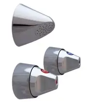 RBA Coolum Ligature Resistant Shower Rose & Handle Kit
